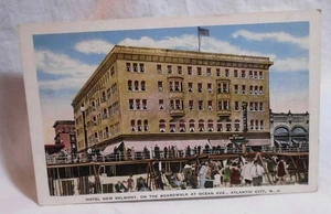 Hotel New Belmont auf der Promenade Atlantic City New Jersey Vintage Postkarte  - Bild 1 von 2