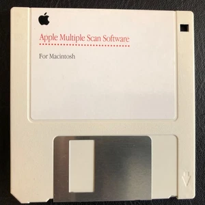 Apple Multiple Scan 3.5" Floppy Diskette / Macintosh Computer Software - Picture 1 of 2