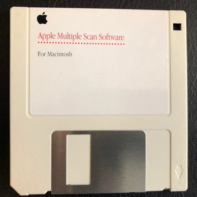 Apple Multiple Scan 3.5" Floppy Diskette / Macintosh Computer Software - Image 1 of 2