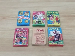 Vintage 1960s Clifford Series Childrens Card Games - Happy Families - Old Maid - Picture 1 of 5