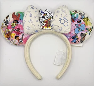 DisneyParks 100 Años Raro Mickey & Friends Orejas Minnie Mouse Lazo Diadema Orejas - Imagen 1 de 8