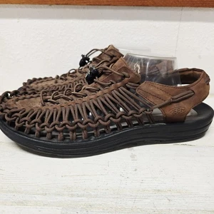 Scarpe sandali da pescatore KEEN uomo 13 UNEEK 1017199 marrone intrecciato - Foto 1 di 8