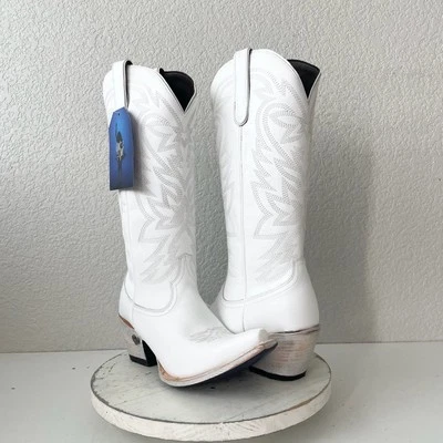 Botas de Vaquero Lane MEGAN MORONEY Smokeshow Mujer 11 Blanco Vaquera Occidental Alto Foto 1 de 4