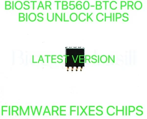BIOSTAR TB560-BTC PRO, NO PASSWORD FIRMWARE FIXES BIOS CHIP LATEST VERSION - Afbeelding 1 van 1