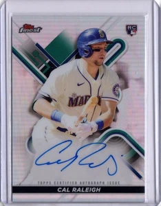 2022 Topps Finest Autographs Cal Raleigh #FACR Rookie Auto Big Dumper - Picture 1 of 2