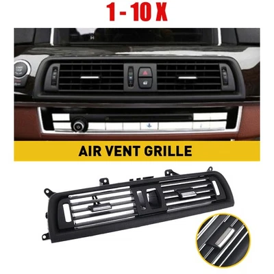 1-10x Rejilla de aire frontal para tablero de ventilación central para BMW 2010-2016 535i GT 535d 530d Foto 1 de 4