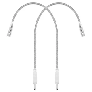 Lámpara de teclado LED flexible USB para computadora portátil 2 piezas con ajustable - Imagen 1 de 12