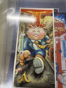 2019 GARBAGE PAIL KIDS Trifold SKETCH CARD Dan B Webster Adam - Picture 1 of 2