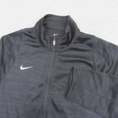 Chaqueta de calentamiento de baloncesto Nike para hombre 2XL negra jaspeada Dri Fit cremallera completa Foto 1 de 4