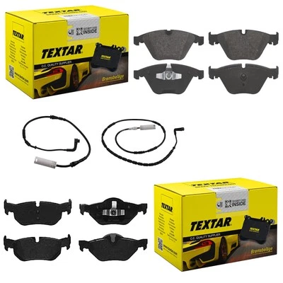 TEXTAR BREMSBELÄGE + WARNKONTAKTE VORNE + HINTEN passend für BMW 3er E90 - Bild 1 von 4