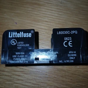Portafusibile Littelfuse L60030C-2PQ Doppio Fusibile 600 Volt 30 Ampere per 10 x 38mm - Foto 1 di 7