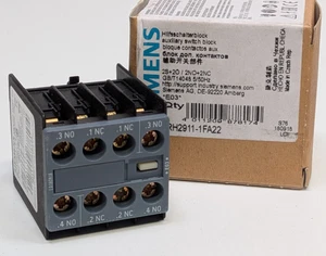 NEU Siemens 3RH2911-1FA22 Hilfskontakt Block 2 Schließer + 2 Öffner - Bild 1 von 5