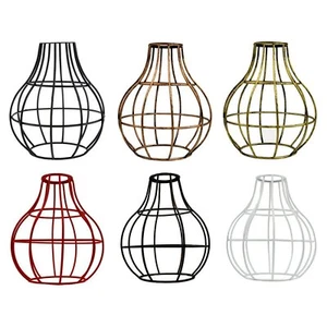 Protector de bombilla de iluminación de jaula de alambre de metal Edison iluminación industrial de problemas - Imagen 1 de 16