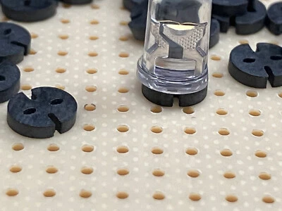 1mm Spacer Black PVC 2-Lead 5mm LED Mounting Self Retaining Bivar ELM 1-040 - Image 1 of 2