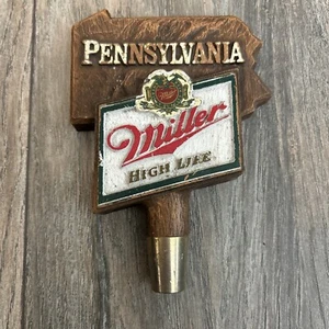 Miller High Life Pennsylvania State Fassbier Zapfhahn Griff Miller selten 5 Zoll - Bild 1 von 7