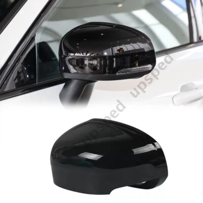 Черная левая крышка на зеркало заднего вида со стороны водителя для Volvo XC60 MK2 2018-22 - Изображение 1 из 4