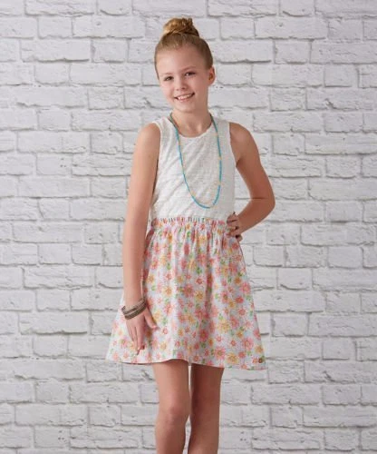 NWT Girls Matilda Jane 435 Dream On Dress Hello Lovely Lace Daisy Empire 14-NEW - Image 1 of 1
