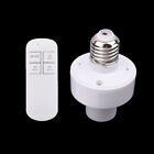 1/2PCS Wireless Remote Control Bedroom Smart Timer Switch E27 Lamp Holder
