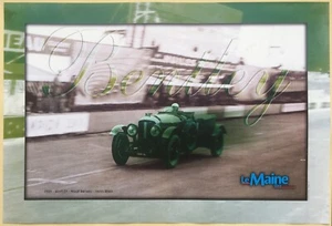 Le Mans: 1929 Barnarto / Birkin Bentley. Le Maine Poster - Bild 1 von 2