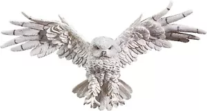 Flying White Owl Wall Art Sculpture Realistic Life like Detailed 3D Bird Statue - Picture 1 of 5