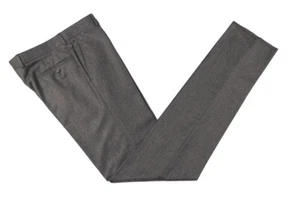 Pantalones The Wardrobe: Lana pura frontal plana de carbón ligero - VBC 120's - Imagen 1 de 4