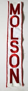 Large Vintage MOLSON Beer Embroidered PATCH - Picture 1 of 4