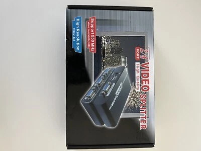 2 Port VGA Switch Video Splitter - Image 1 of 4
