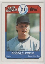 1989 Topps Cap'n Crunch Food Issue Roger Clemens #18