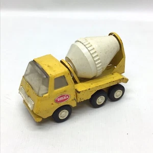 Vintage Tonka Cement Mixer Tin Stamped Yellow Dump Truck - Picture 1 of 13