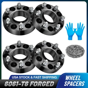 (4) 1.5" 6X5.5 Hubcentric Wheel Spacers For Chevy Silverado GMC Sierra 1500 - Picture 1 of 7