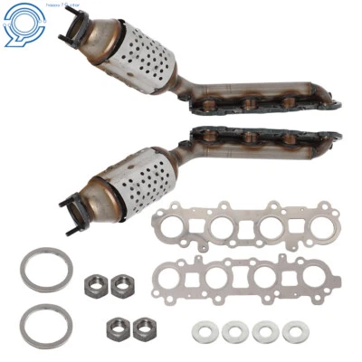 PAIR Exhaust Manifold Catalytic Converter for Lexus GX470 Toyota 4Runner 4.7L Foto 1 de 4