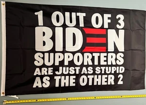 DONALD TRUMP FLAG FREE USA SHIP 1o3 Biden SB Save America Desantis USA Sign 3x5' - Picture 1 of 1