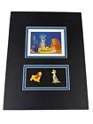 Disney Pin Lady and The Tramp Spaghetti Set Matted Picture 2002 Vintage