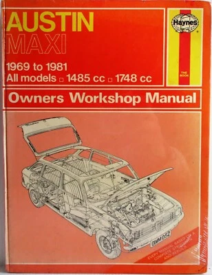 Haynes - Austin Maxi 1969 A 1981 Tutti Modelli Istruzioni Manuale Officina Usato - Immagine 1 di 4