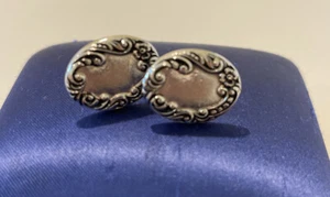 Sarah Coventry Silver tone Cufflinks. Vintage Men's Jewelry. Collectible - Picture 1 of 2