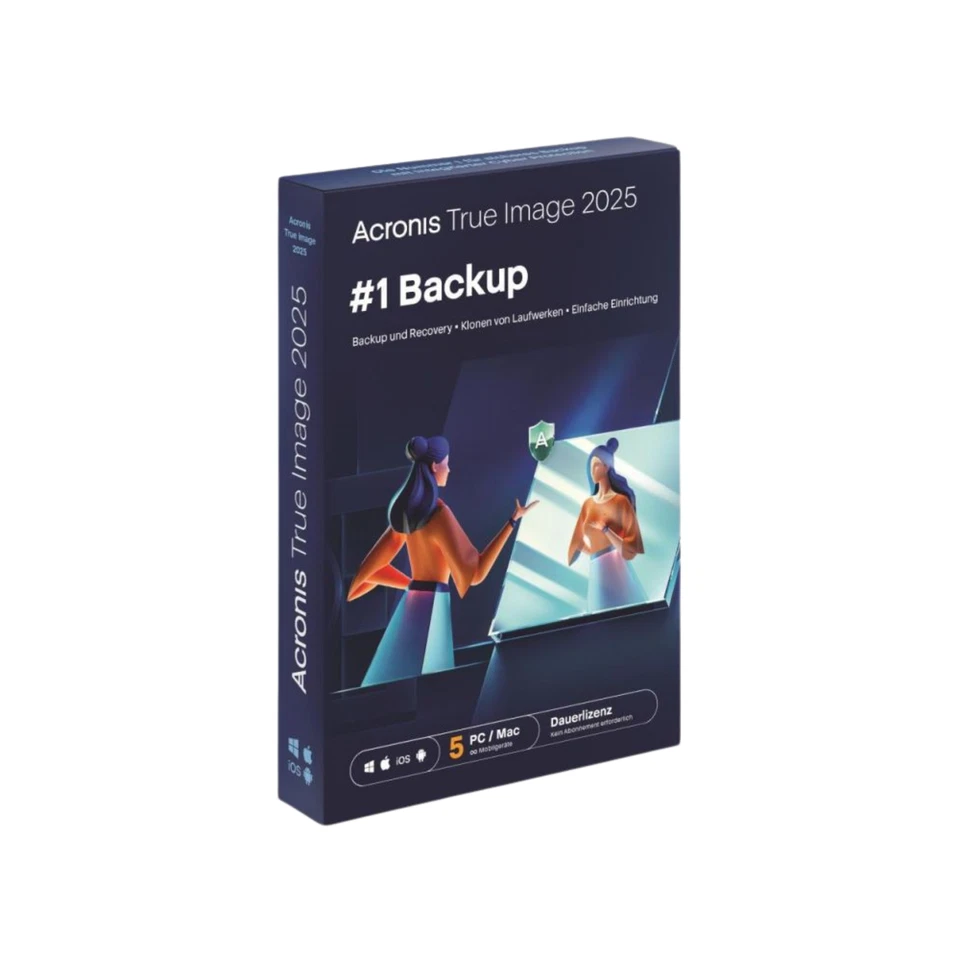 Acronis True Image 2025 / 5 PC / Dauerlizenz / KEY (ESD)
