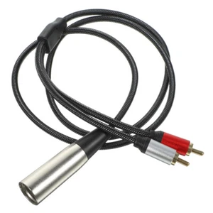 XLR Zu RCA -Audiokabel Lautsprecher-Audiokabel Audiokonvertierungskabel - Afbeelding 1 van 12