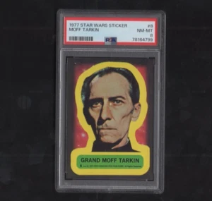 1977 Topps Star Wars Series 1 Sticker No 4 Chewbacca The Wookie PSA 8 - Picture 1 of 2