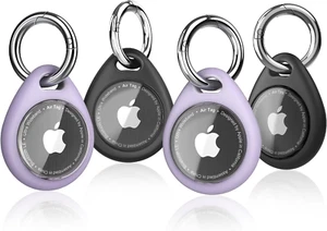 4 Pezzi Portachiavi Airtag - Porta Airtag per Apple, Chiavi Zaini E Animale in T - Foto 1 di 12