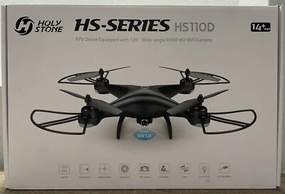 Holy Stone HS110D RC Drone with 1080P HD Camera - Black READ - Image 1 of 4