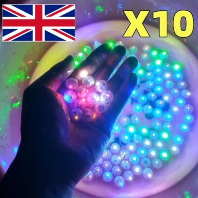 UK Battery Powered Mini LED Light Small Ball Glowing Lights Party Bag Filler Toy - Image 1 of 4