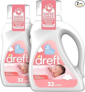 Dreft Baby Liquid Laundry Detergent, Gentle on Sensitive Skin HE Compatible - Picture 1 of 3