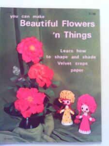 Vintage Beautiful Flowers n' Things Craft Magazine 