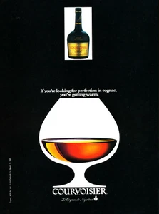 COURVOISIER COGNAC AD #5 RARE 1989 OUT OF PRINT VINTAGE - Bild 1 von 2