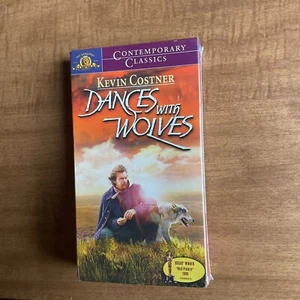 Dances With Wolves VHS 1990 Kevin Costner Contemporary Classics New Unopened - Picture 1 of 8
