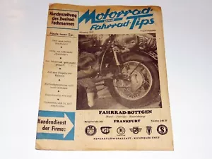 alte Kundenzeitung Zweirad 1957 - Motorrad und Fahrrad Tips - Picture 1 of 2
