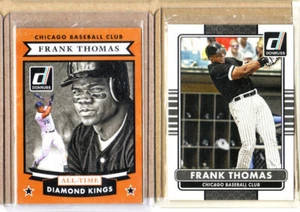 Frank Thomas - 2 Card Lot-1 2015 Donruss+1 2015 Donruss DK-Mint Condition-Wh Sox - Picture 1 of 1