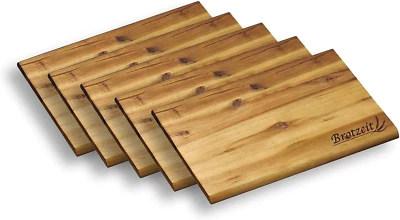 KESPER - 5Er Pack - Frühstücksbrettchen XL Mit Einbrand Brotzeit - 32 X 21 Cm -  - Bild 1 von 4