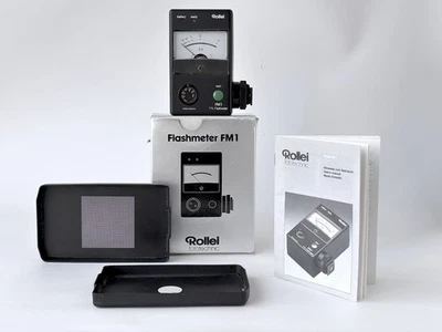 Rollei Flashmeter FM1 207066 + KOMPLETT. 2x Meßrückwand Rolleiflex 6006 TTL - Image 1 of 3