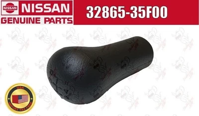 Nissan Genuino 240SX S13 S14 S15 89-98 Negro 5 Velocidades Perilla de Cambio 32865-35F00 OEM Foto 1 de 4